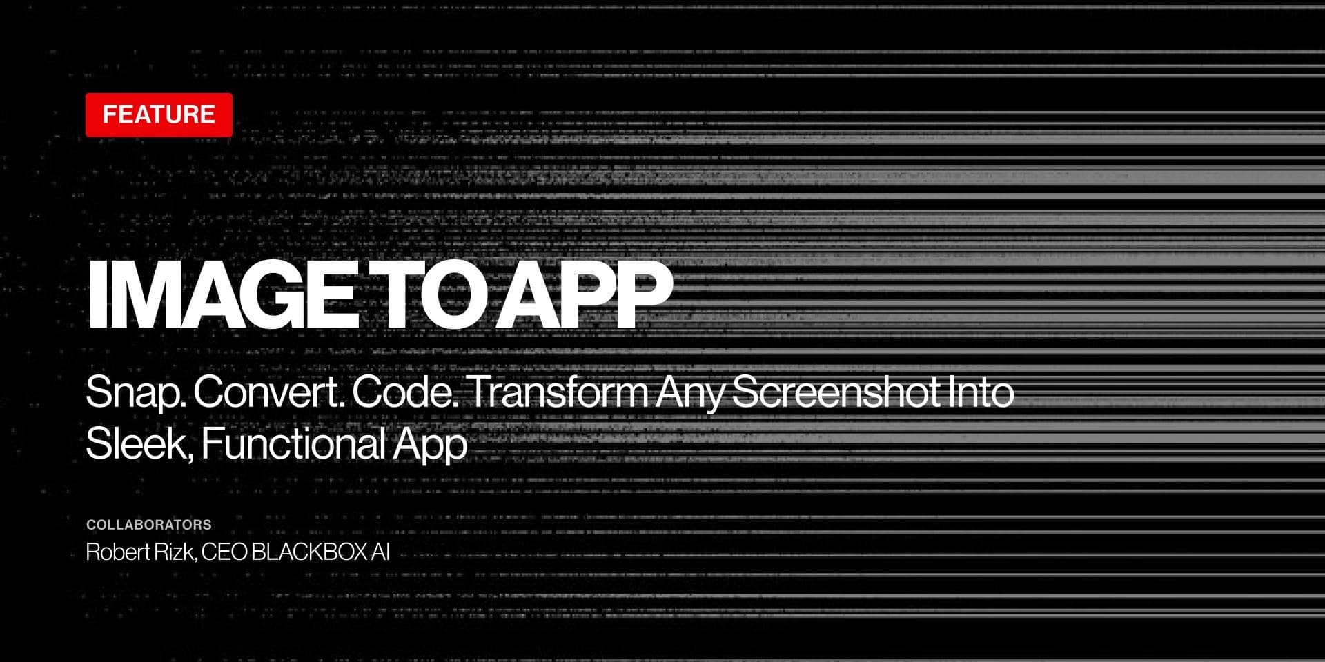 Cover Image for AI - Image To App